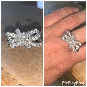 Sterling Silver Bow Ring